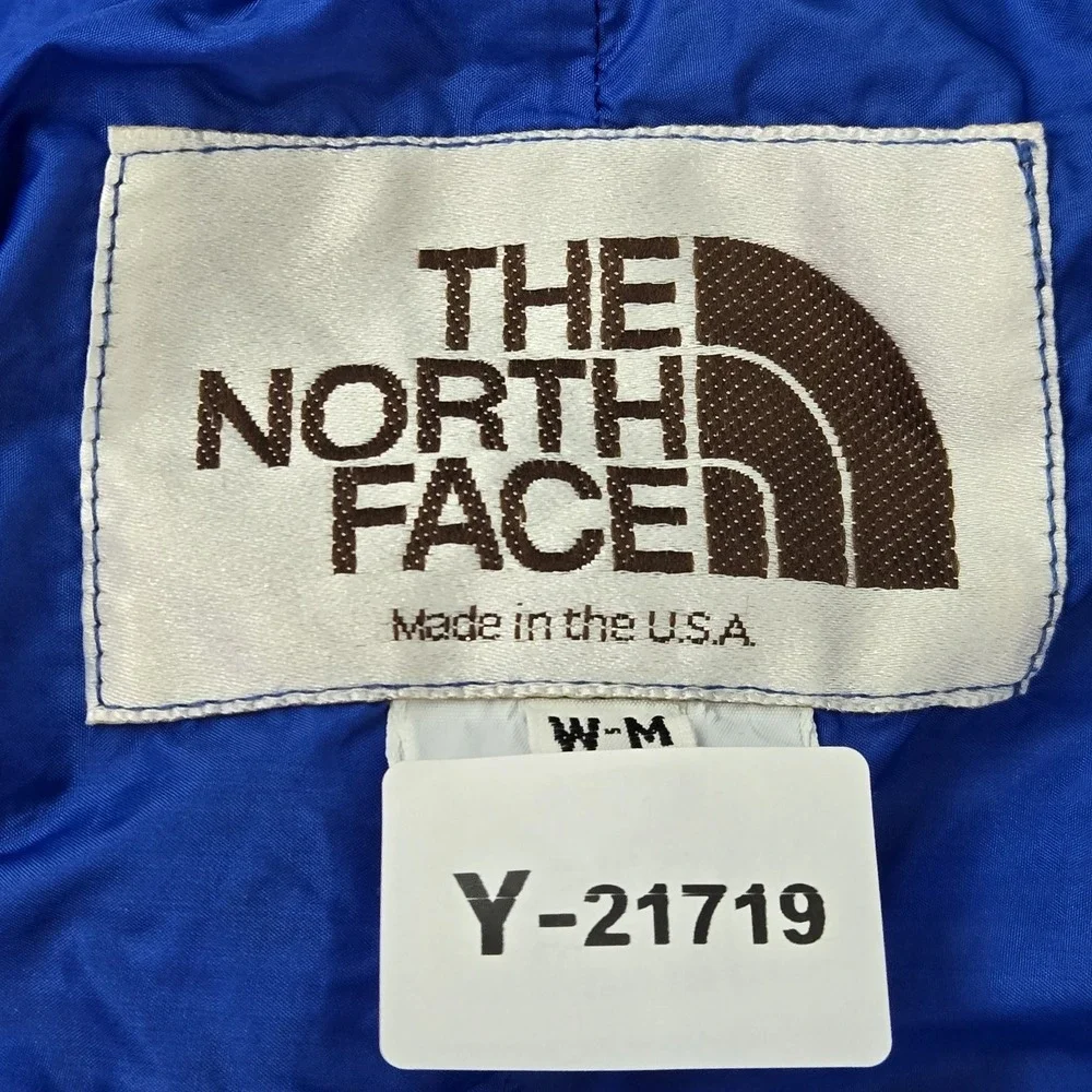VINTAGE The North Face Men Pants W-M Blue Rain Goretex Outdoor 80s USA READ